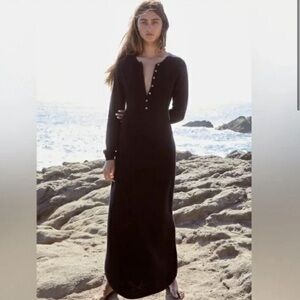 RARE Free People beach El Topo sweater dress